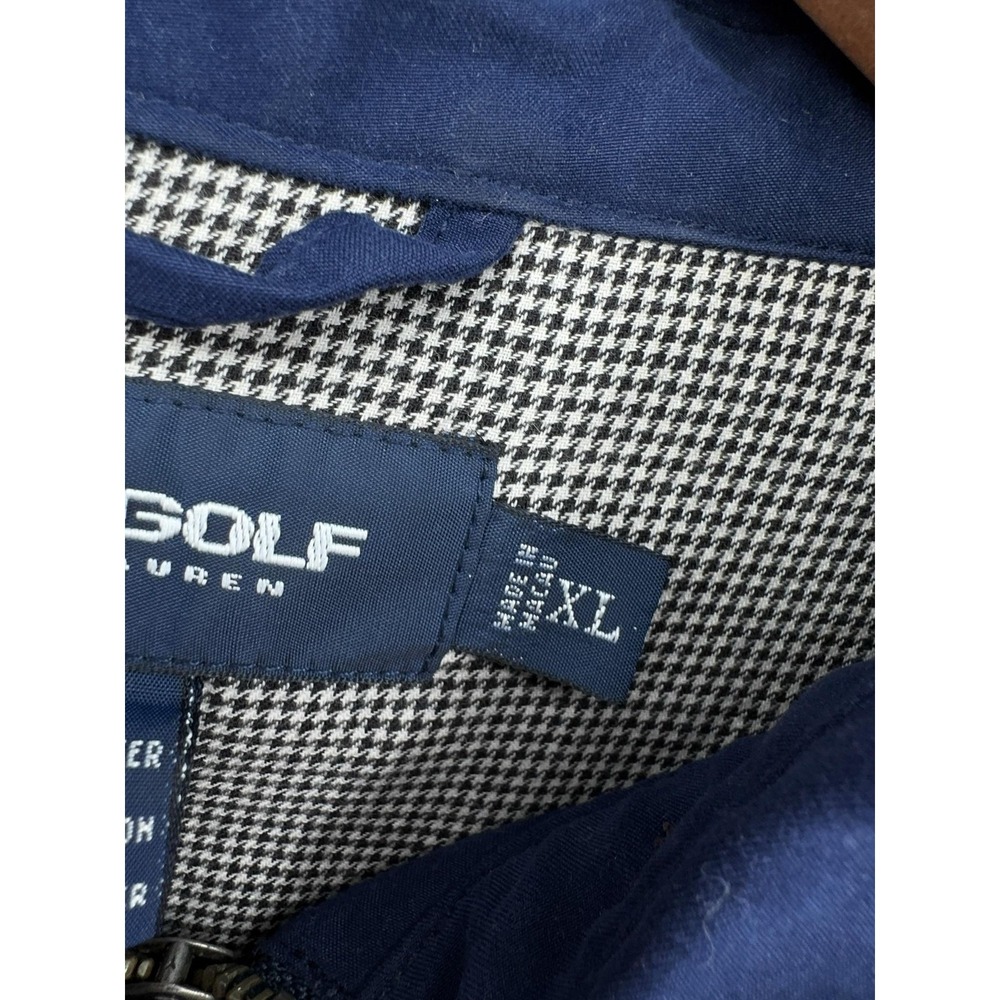 Vintage Polo Ralph Lauren Harrington Jacket Mens XL Blue Windbreaker 90s Lined - Picture 6 of 11